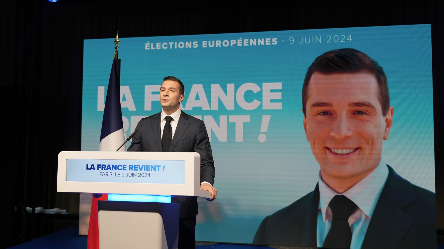 First French projections put hard-right National Rally well ahead in EU election