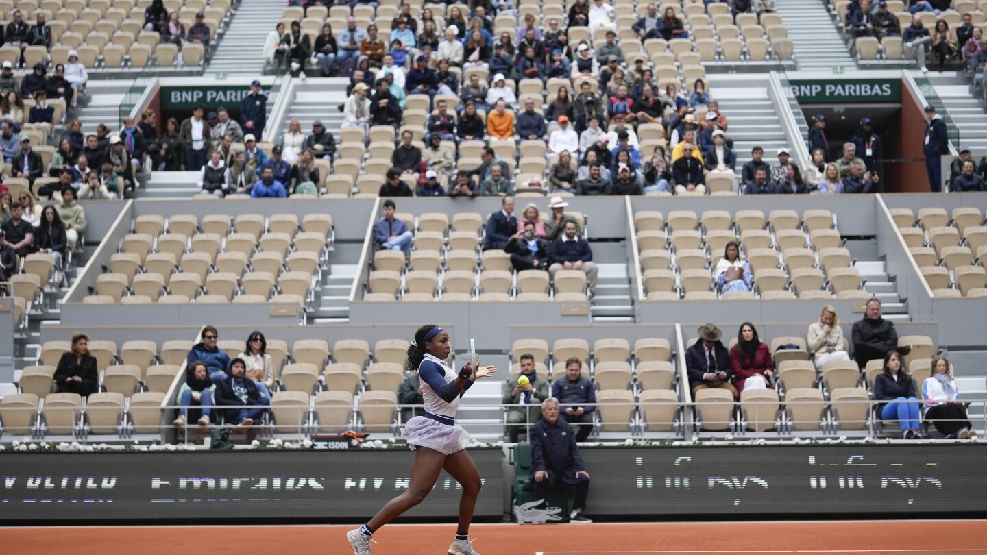 French Open director Amélie Mauresmo says she has some ideas to help avoid so many empty seats