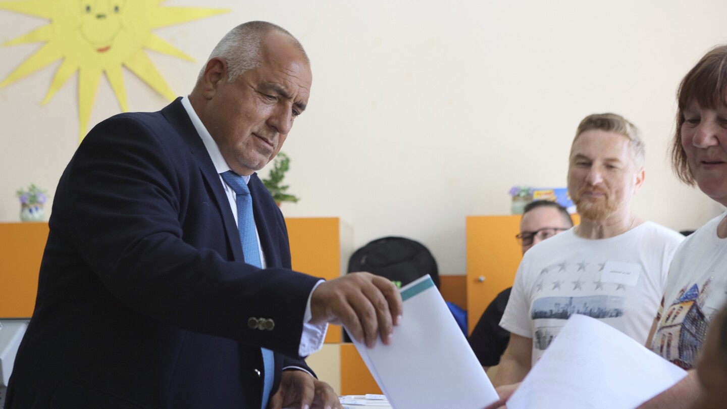 Bulgaria’s center-right party leads in both national and European elections