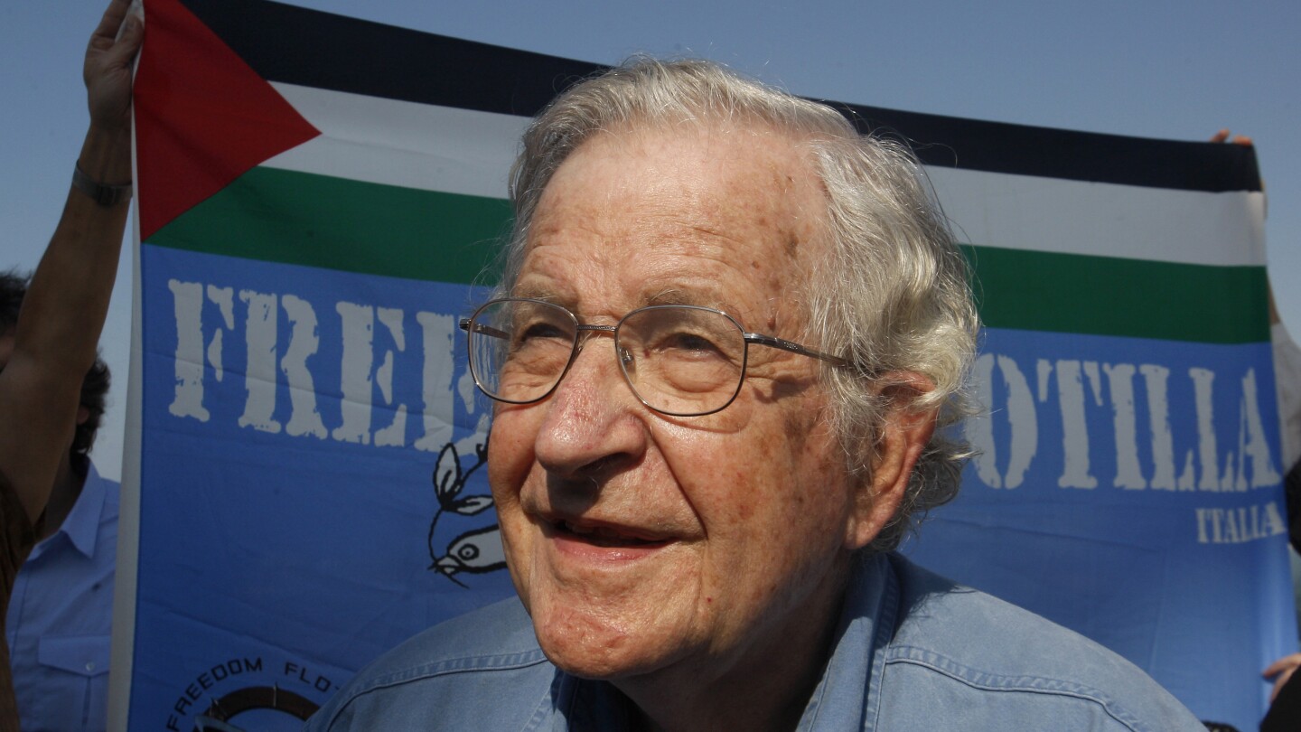 Linguist and activist Noam Chomsky hospitalized in his wife’s native country of Brazil after stroke