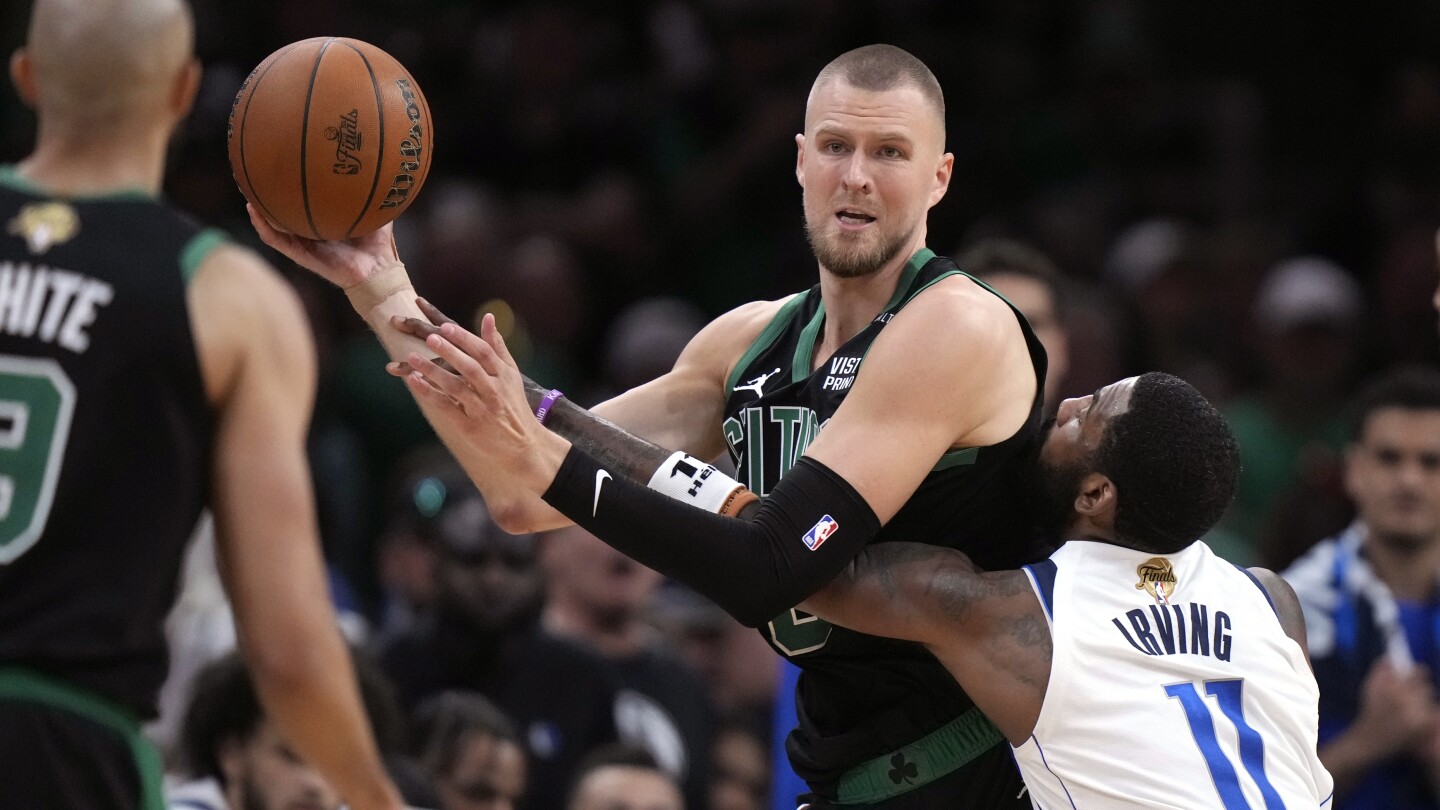 Celtics’ Porzingis has rare tendon issue in lower left leg, is questionable for Game 3 of NBA Finals