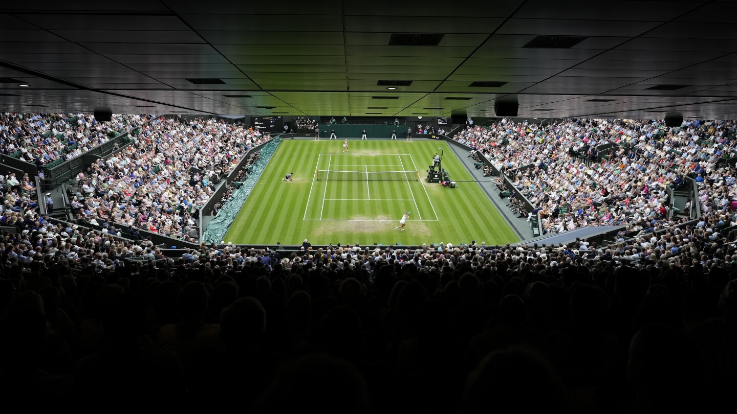 Wimbledon prize money is increasing to a record 50 million pounds. That’s about $64 million