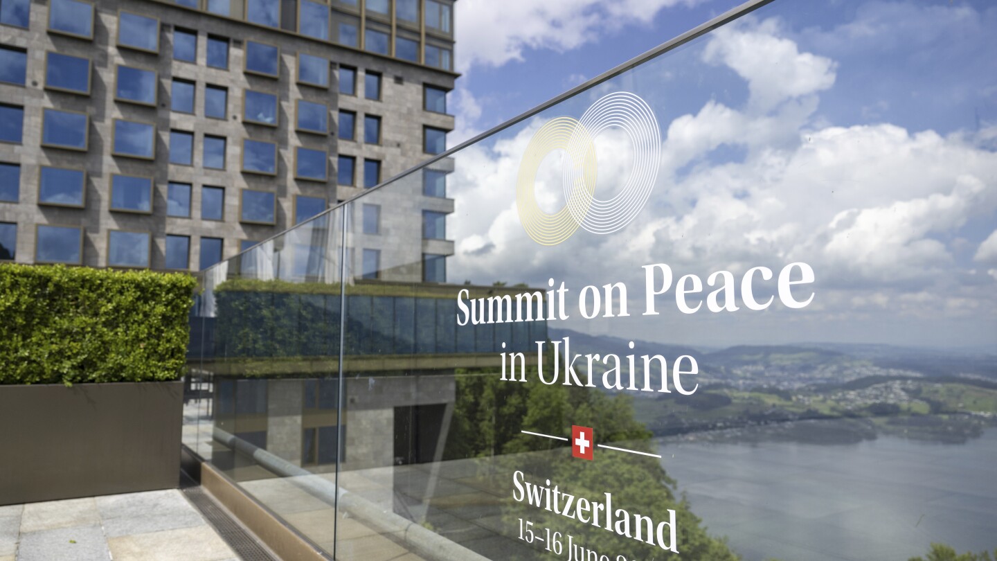 A peace summit for Ukraine opens in Switzerland, but Russia won’t be taking part