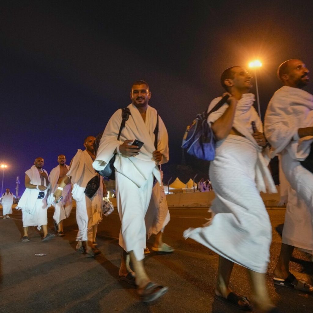 Muslim pilgrims converge at Mount Arafat for daylong worship as Hajj reaches its peak