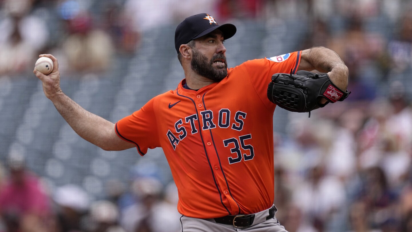 Verlander scratched for Astros’ game against Tigers because of neck discomfort