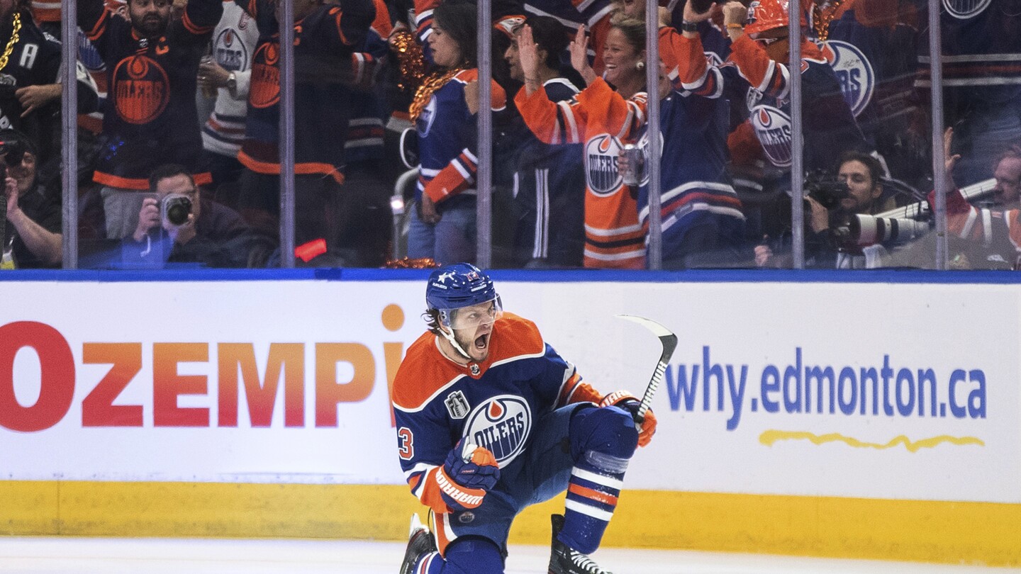 Scoring from unlikely sources helps the Oilers stay alive in the Stanley Cup Final