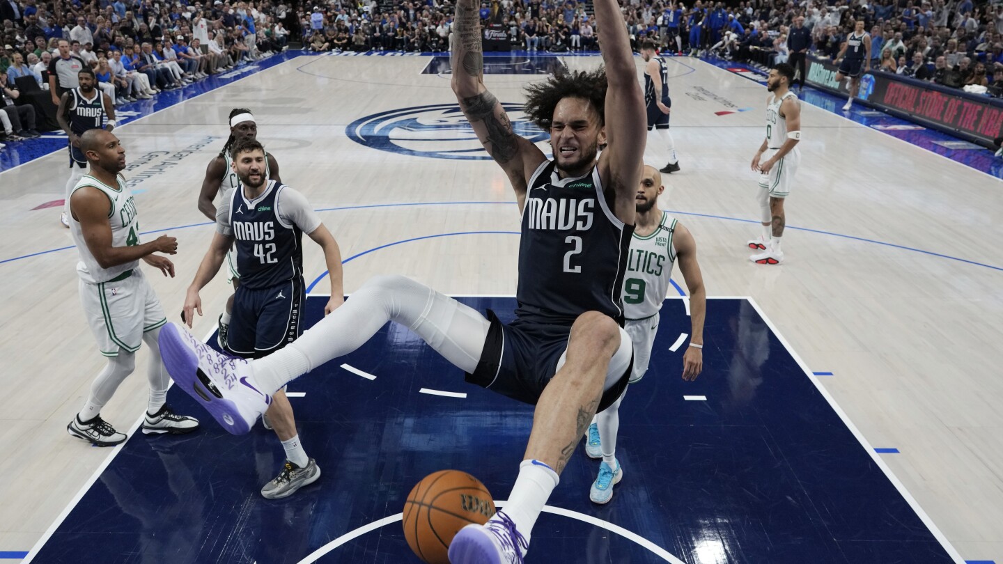 Rookie Lively leaving an impression as Mavericks try to stay alive in NBA Finals