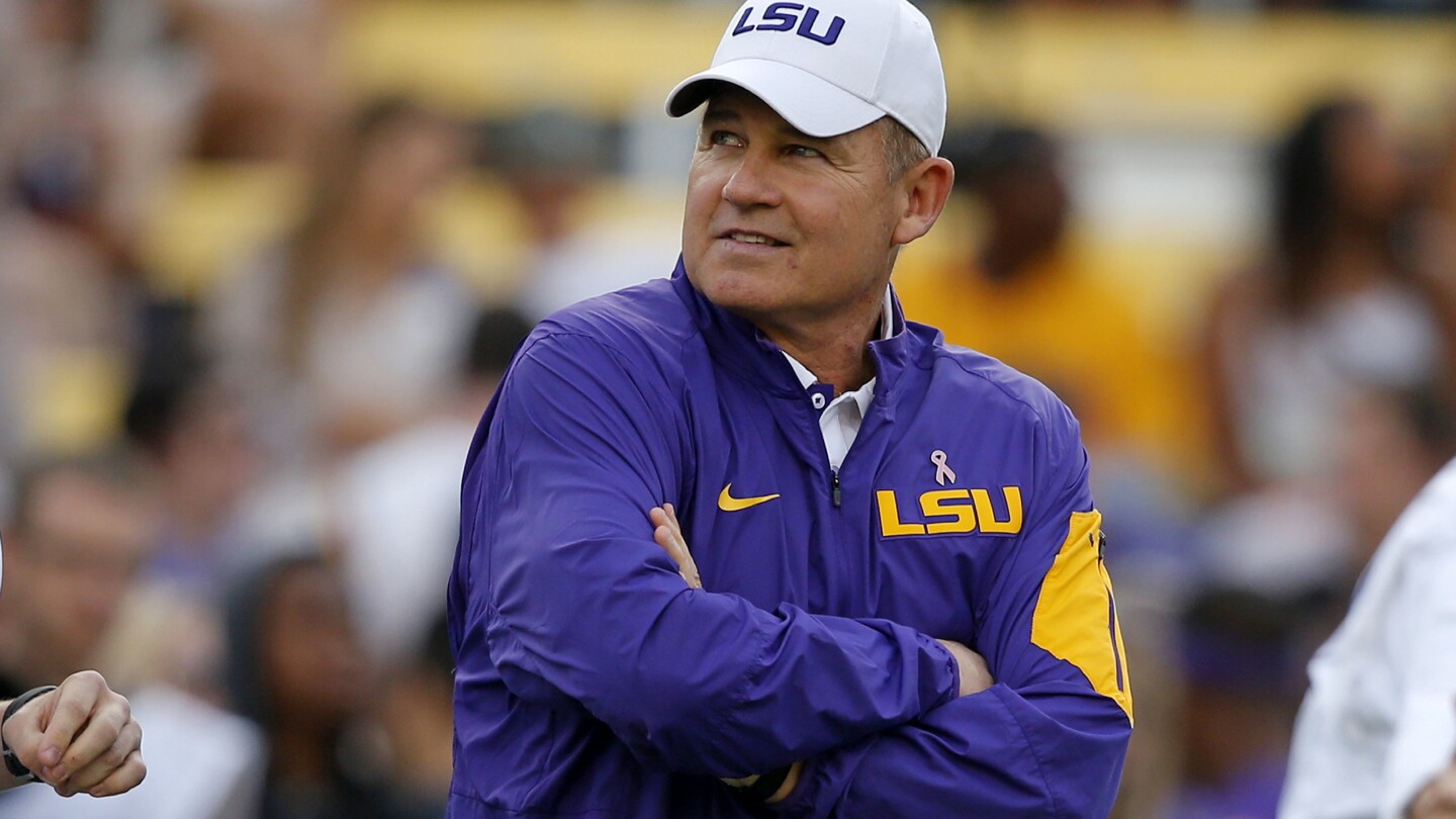 Les Miles sues LSU, NCAA and College Football Hall of Fame over 37 vacated victories