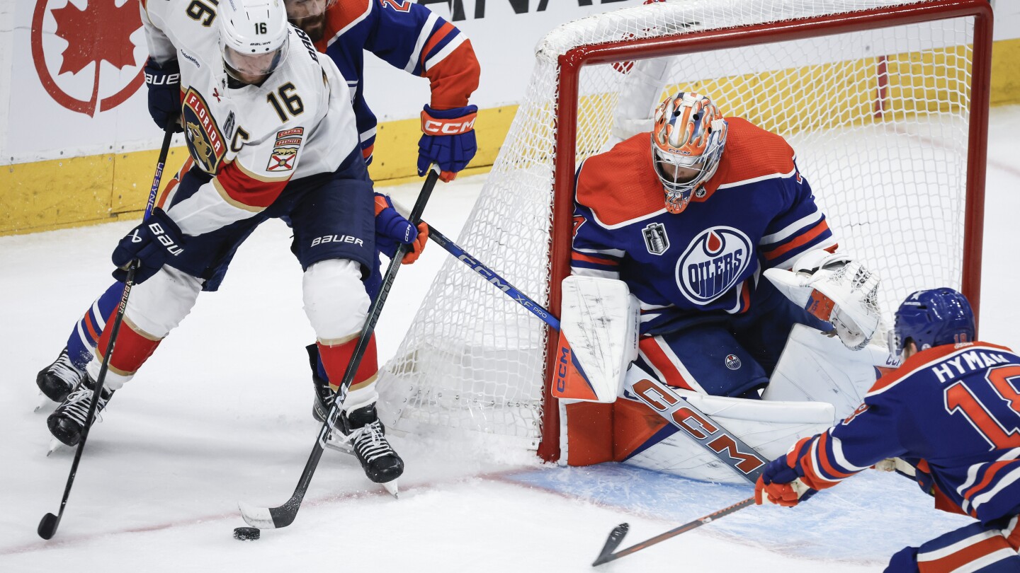 Panthers ready for their 2nd chance at clinching Cup, while Oilers seeking to force Game 6