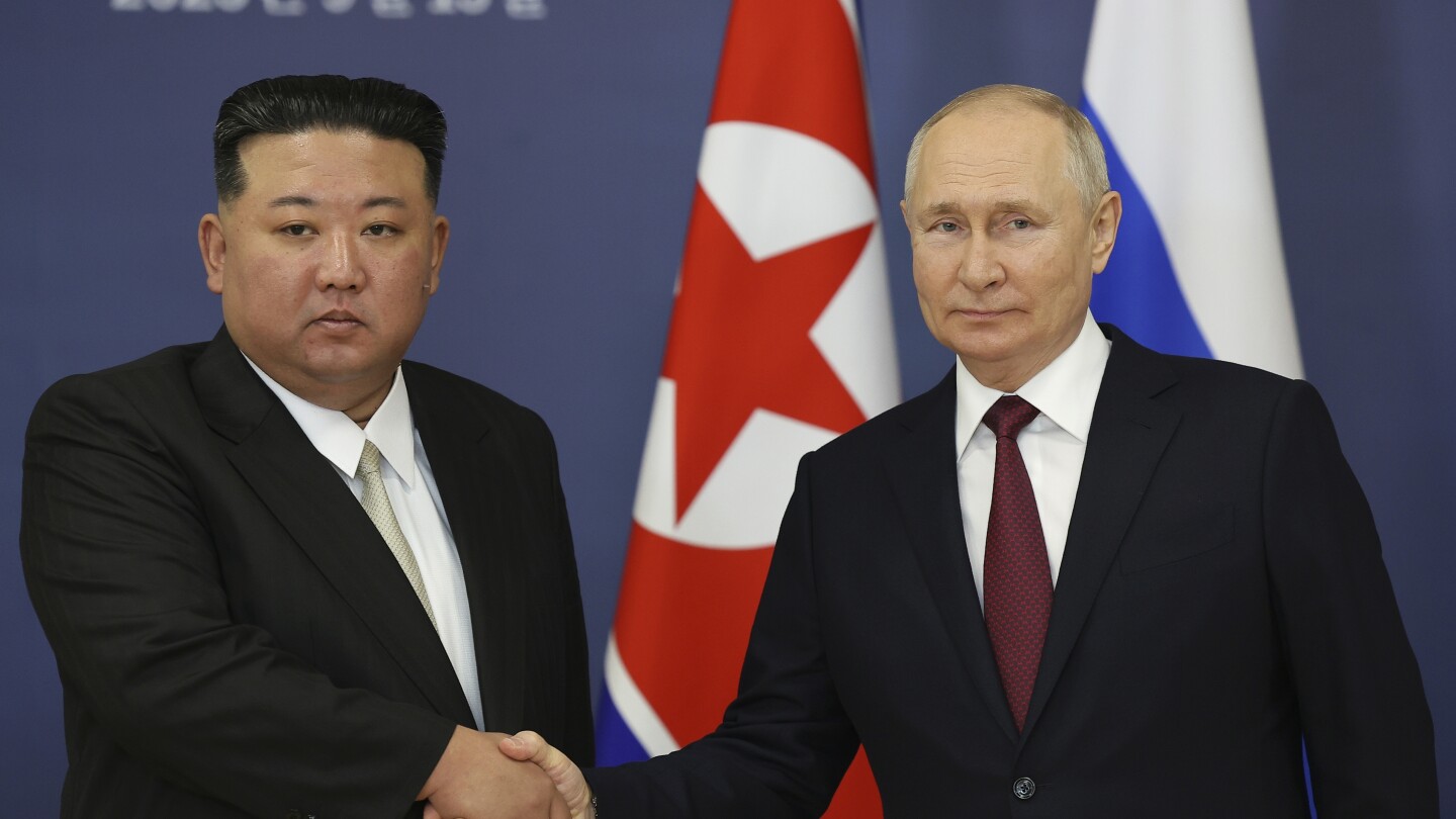 Before his summit with North Korea’s Kim, Putin vows they’ll beat sanctions together