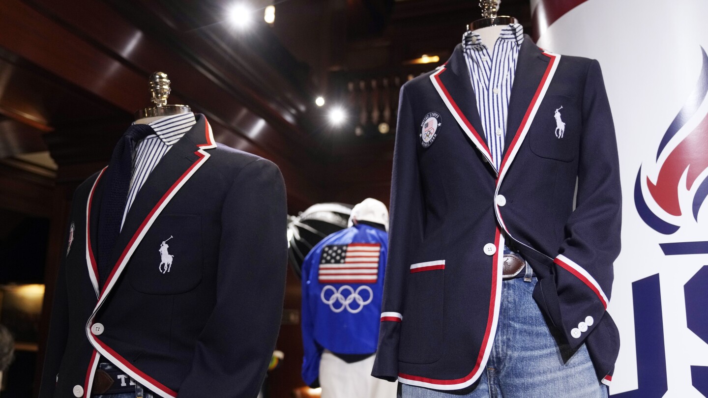 Ralph Lauren goes with basic blue jeans for Team USA’s opening Olympic ceremony uniforms