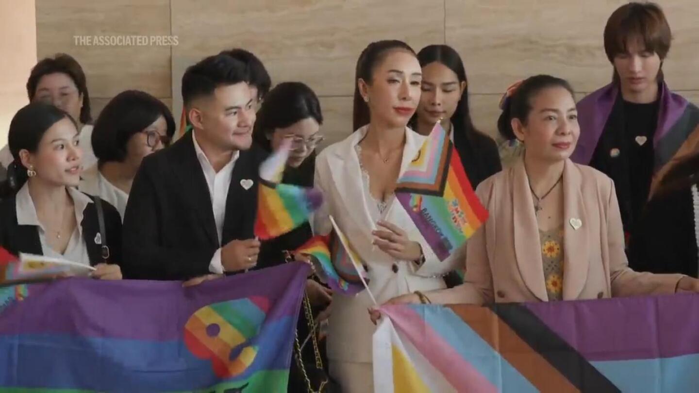 Thailand’s Senate approves landmark bill to legalize same-sex marriages | AP News