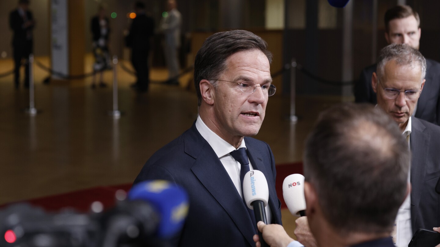 Dutch leader Mark Rutte clears a big hurdle to becoming NATO chief after Hungary lifts objections