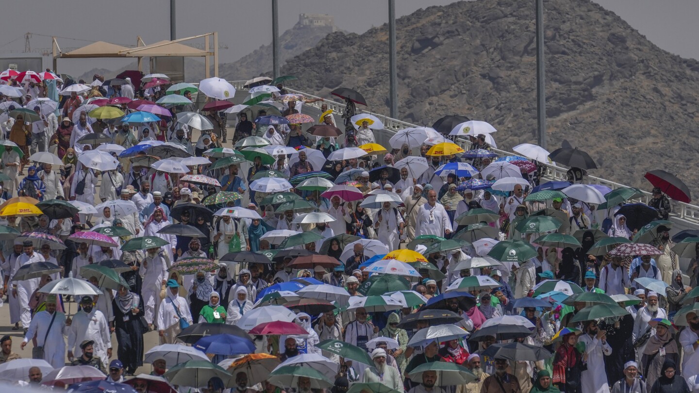 Hundreds died during this year’s Hajj pilgrimage in Saudi Arabia amid intense heat, officials say