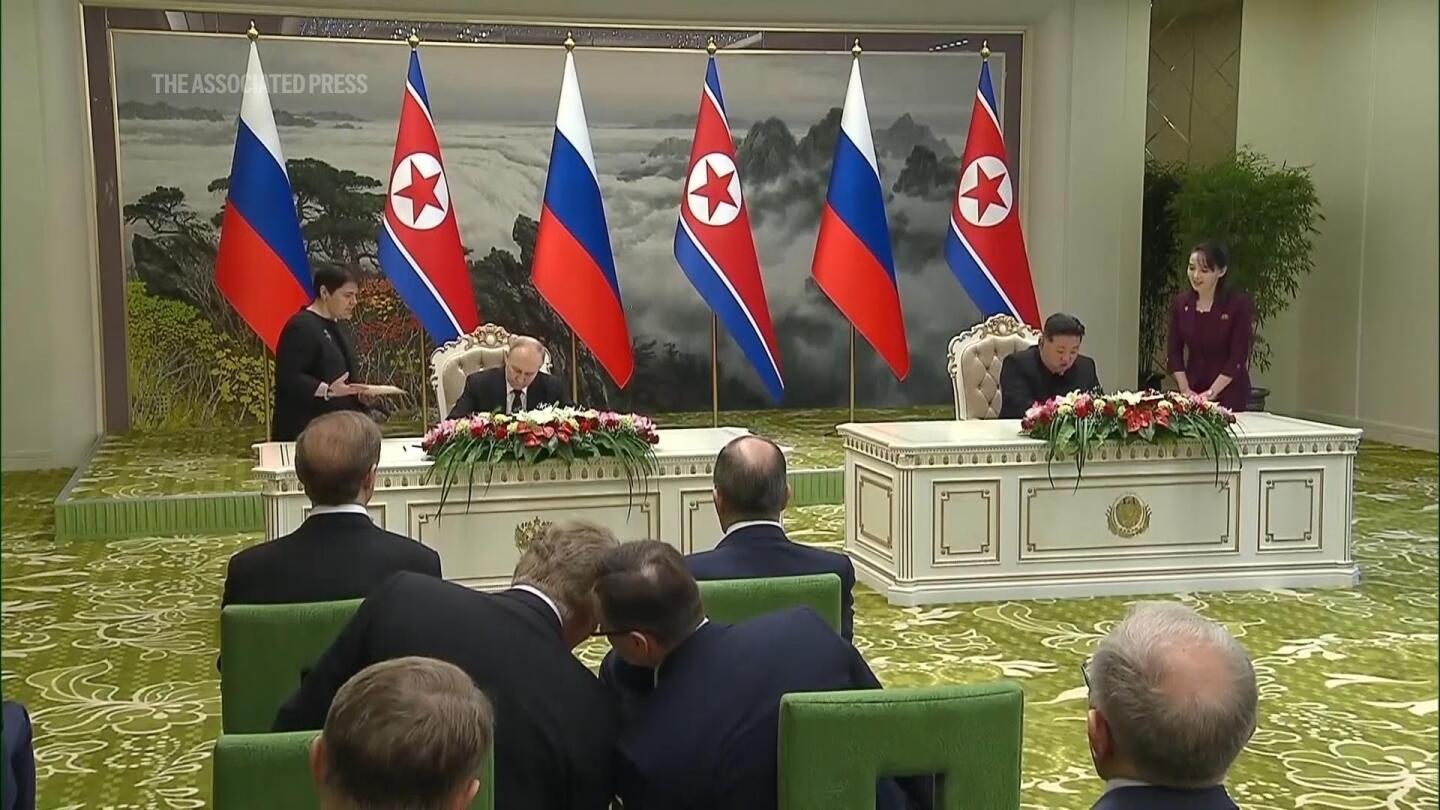 Russia and North Korea sign partnership deal that appears to be the strongest since Cold War | AP News