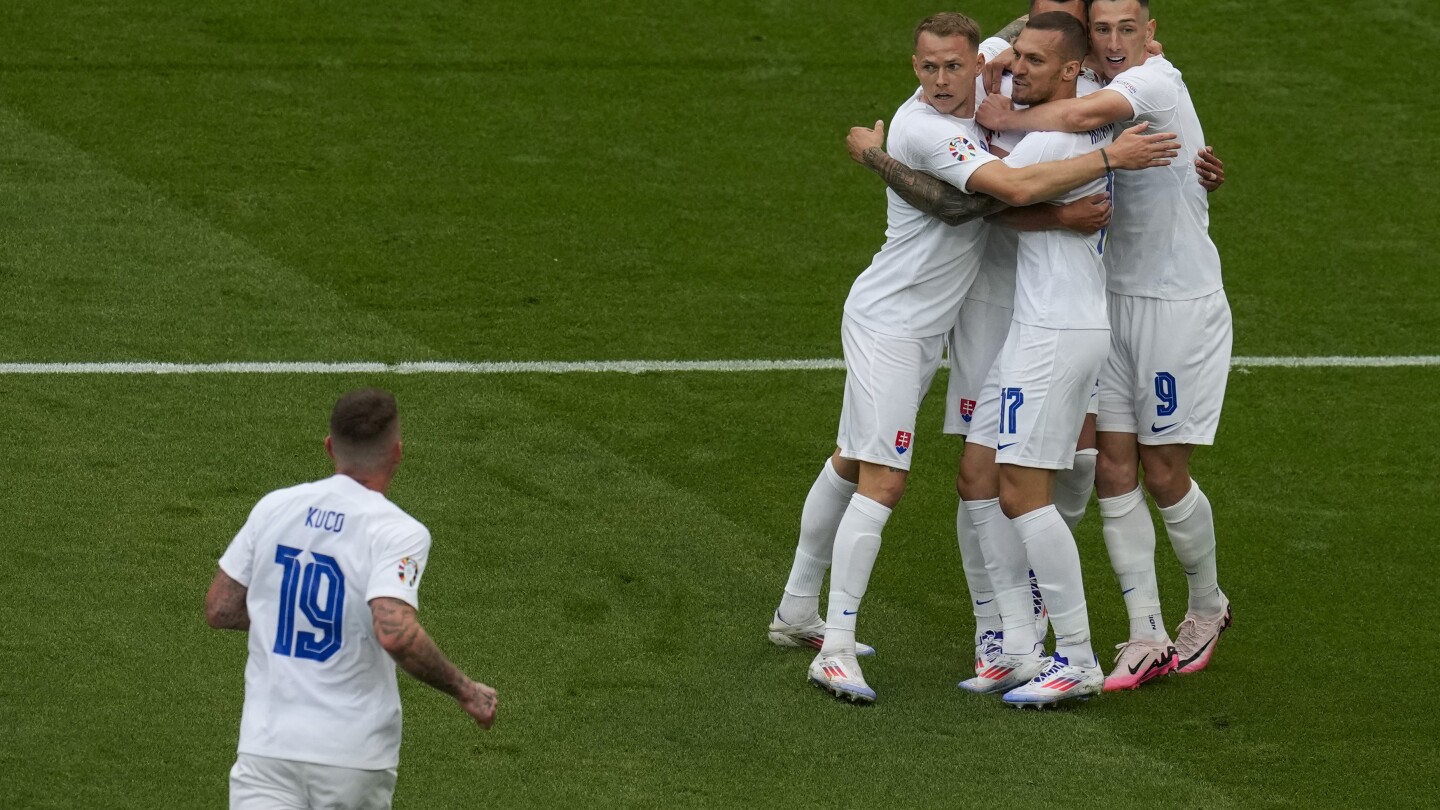 Euro 2024: Slovakia takes on Ukraine after two surprise results