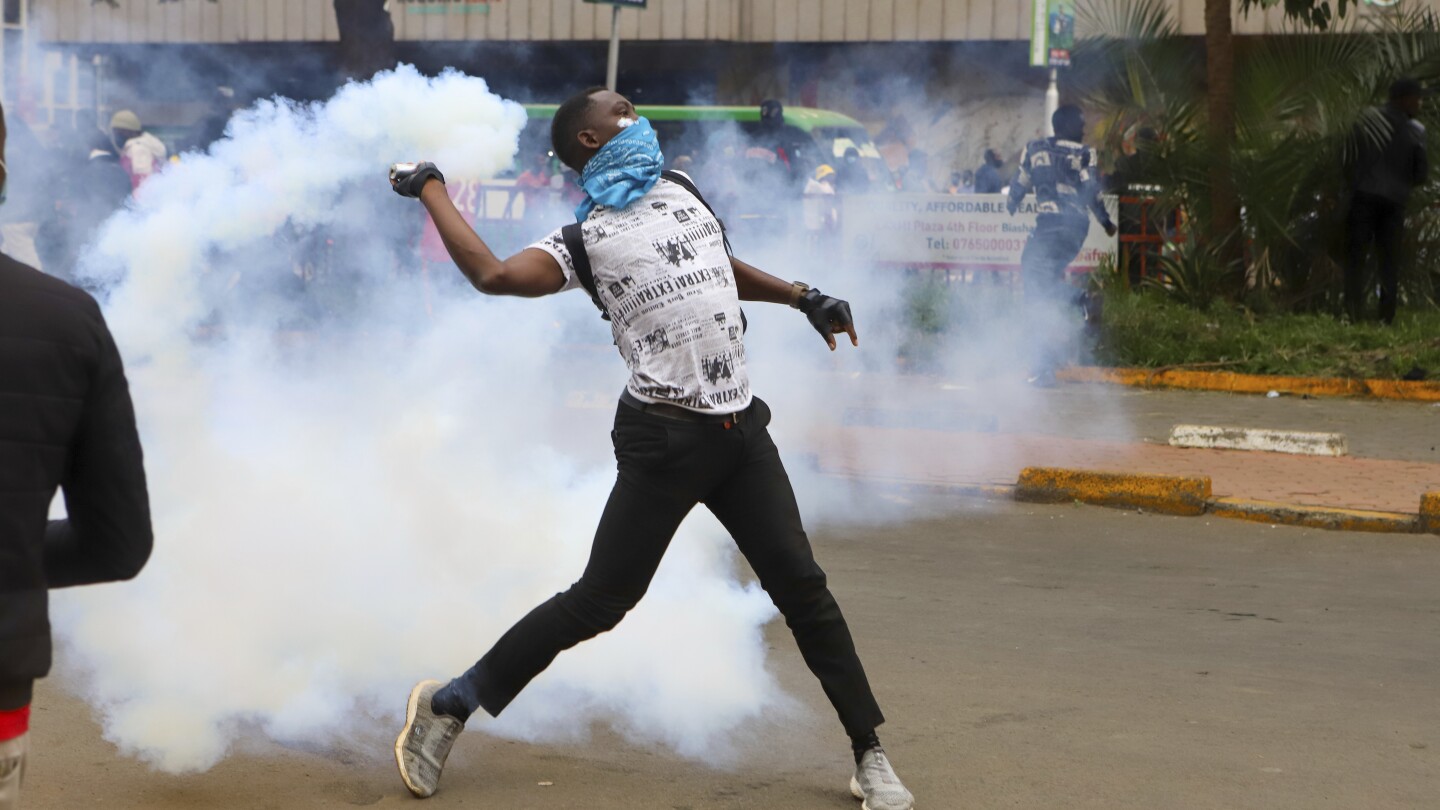 Thousands in Kenya demonstrate against proposed new taxes