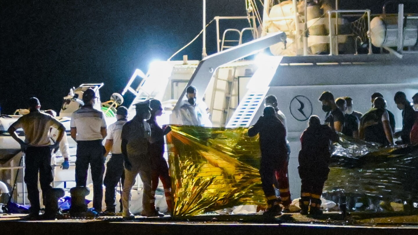 Italian coast guard recovers 12 more bodies of shipwreck victims in the Ionian Sea