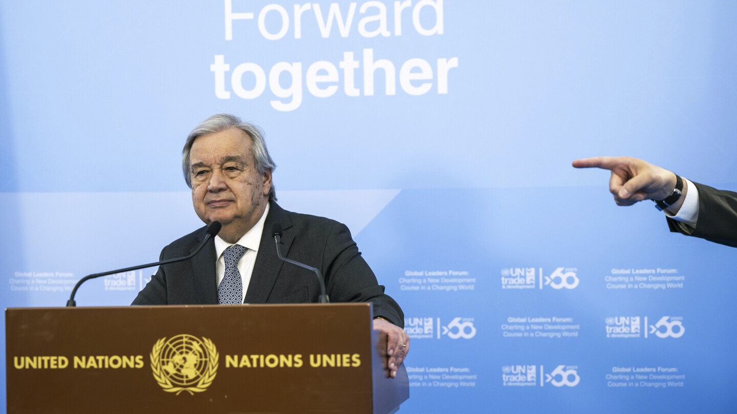 UN chief warns of perils of ‘weaponizing digital technologies’ and malicious activity in cyberspace