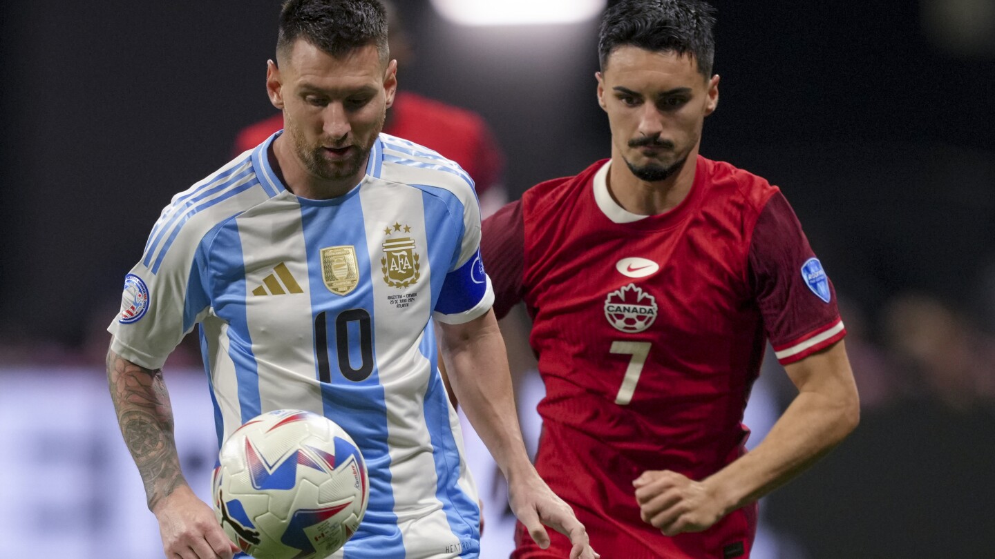 The ‘Mes-si!’ chants started more than an hour before Copa America opener, and he sets up both goals