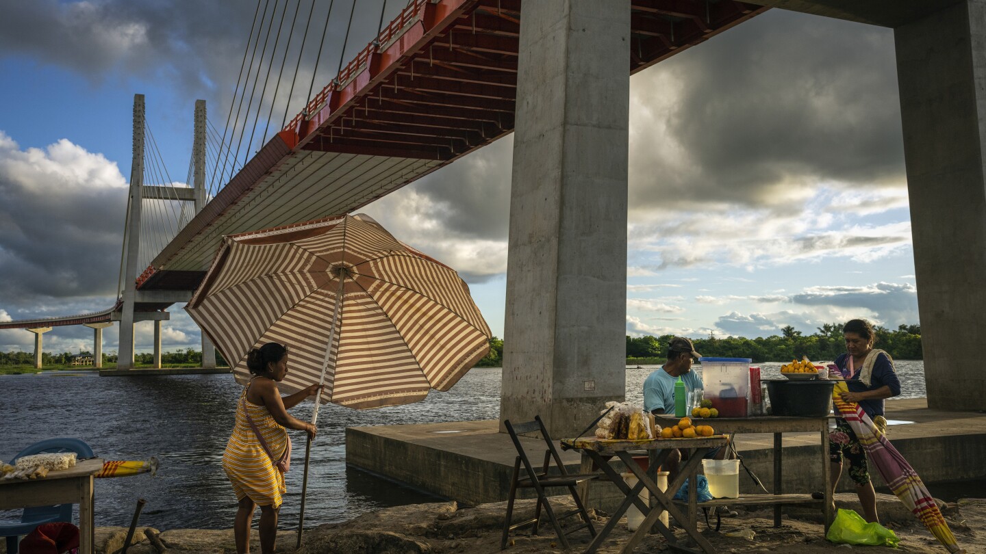 It’s the longest bridge ever built in Peru, and so far, it goes nowhere