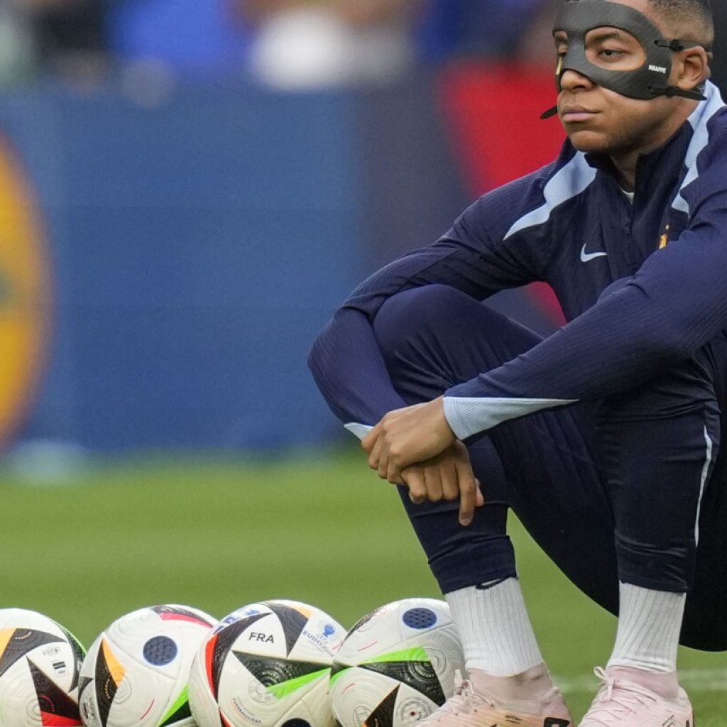 Mbappé out of France’s starting lineup and on bench for Euro 2024 clash with Netherlands