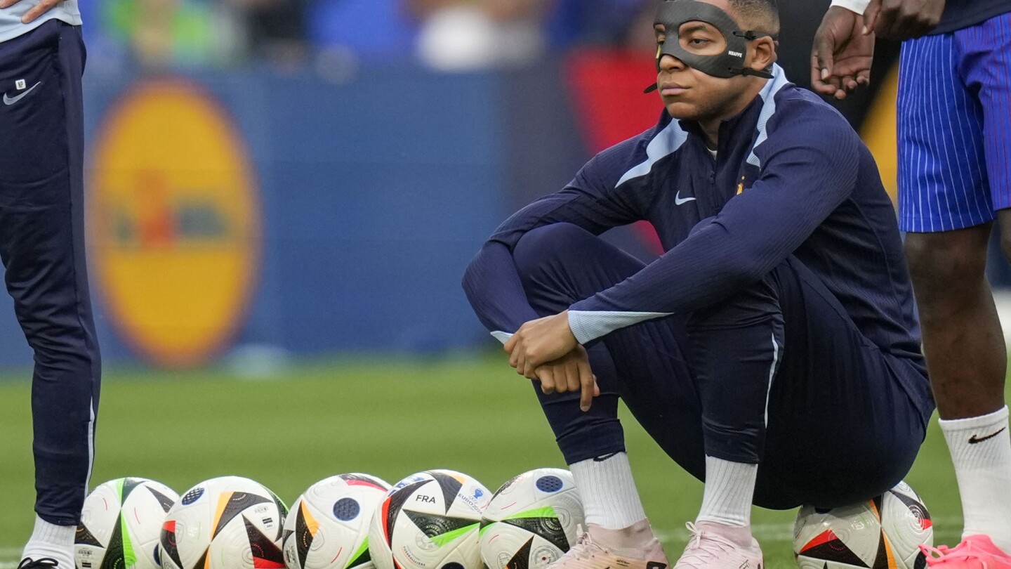 Mbappé out of France’s starting lineup and on bench for Euro 2024 clash with Netherlands