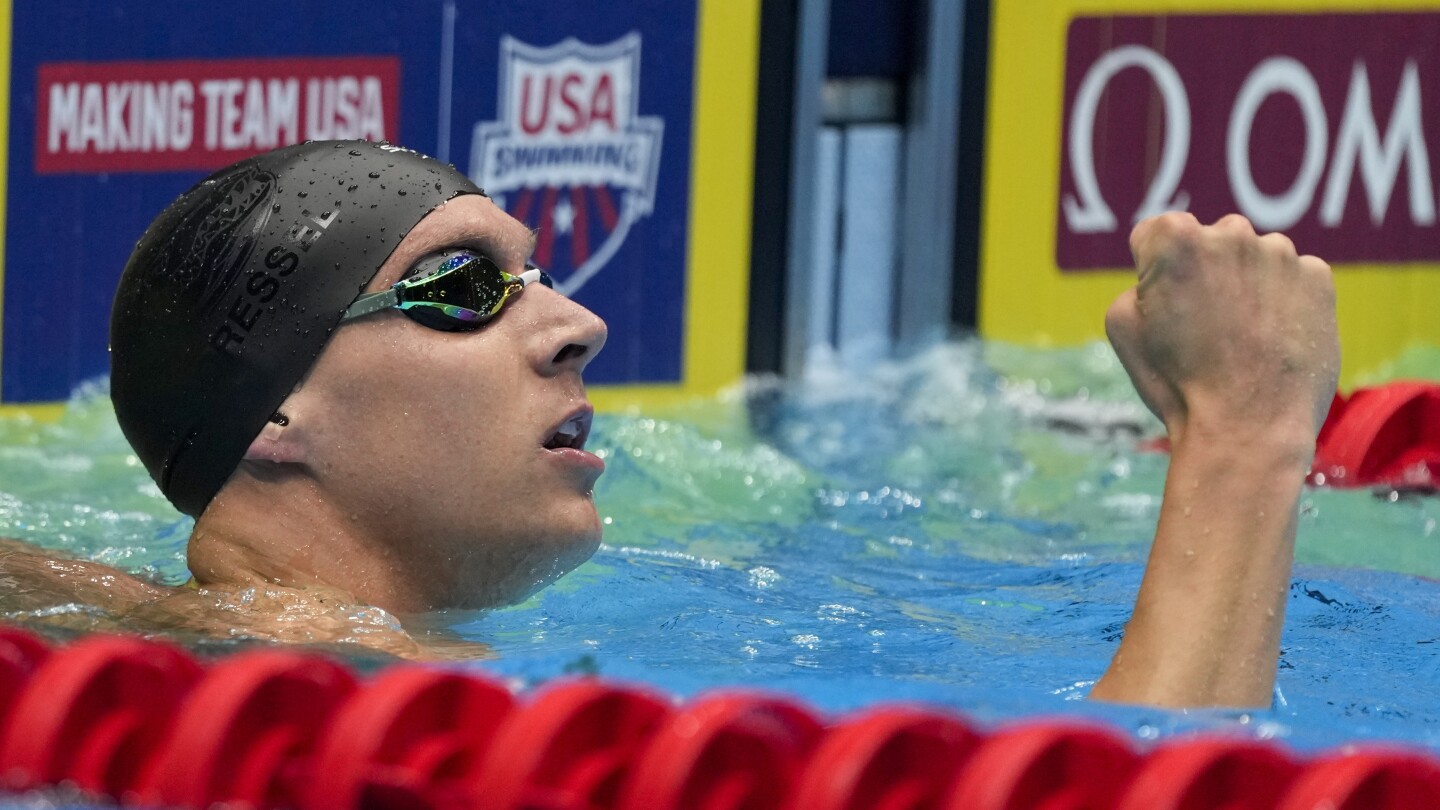 Caeleb Dressel earns an individual race in Paris, winning 50 free at US Olympic swim trials