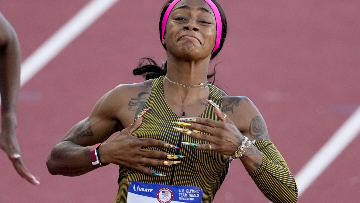 Sha’Carri Richardson sprints onto US Olympic team after winning 100 in 10.71 seconds