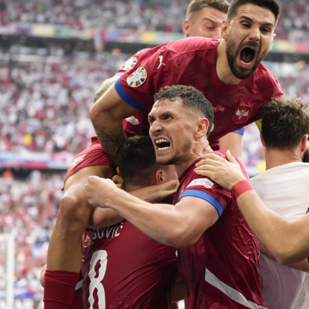 Denmark takes on Serbia in final match of a wide-open group at Euro 2024