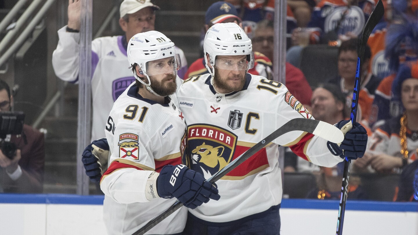 The Stanley Cup will be awarded Monday night. It’s the Oilers and Panthers in Game 7