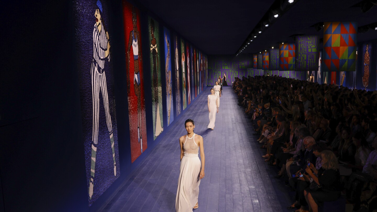 Dior’s Mount Olympus: A sporty couture homage to the Paris Games