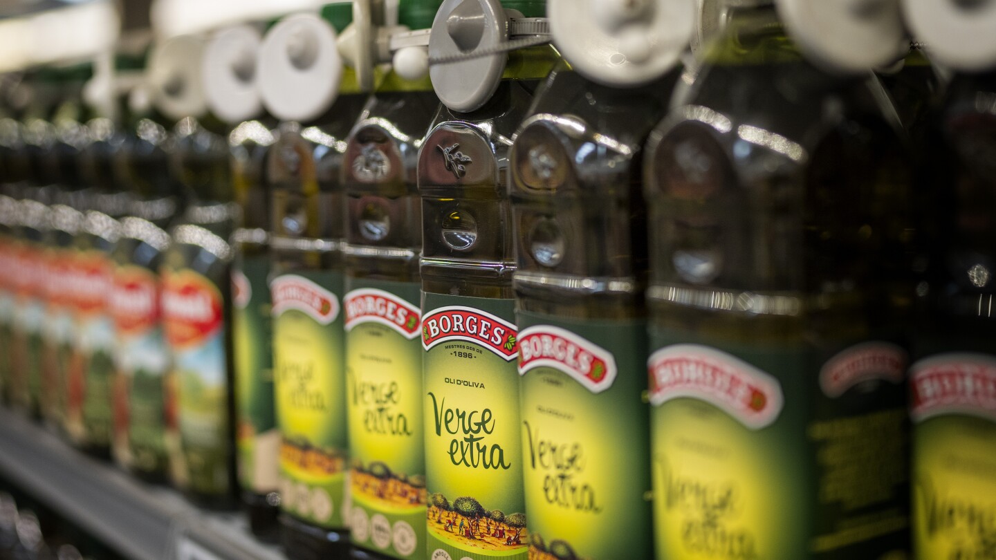 Spain eliminates sales tax on olive oil to help consumers cope with skyrocketing prices