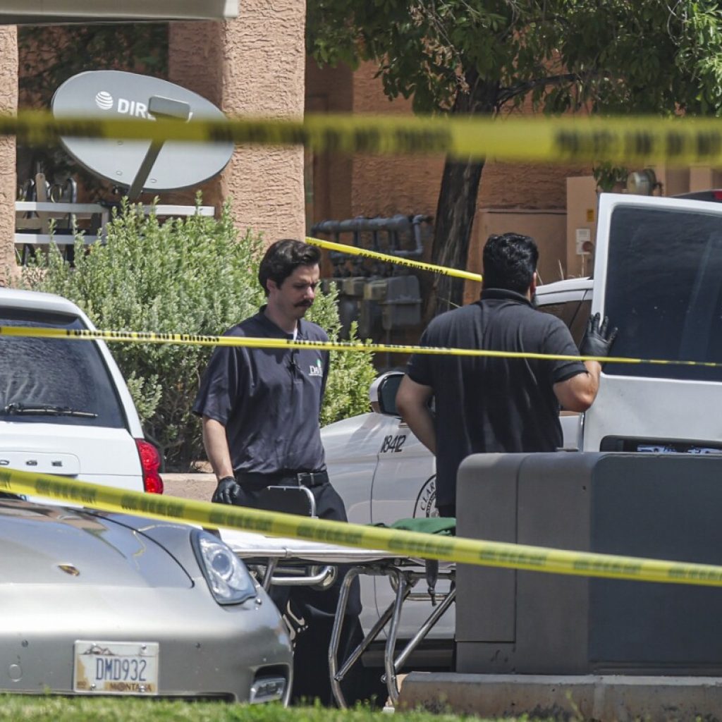 Suspect is dead after shootings near Las Vegas leave 5 people dead, teen injured, police say
