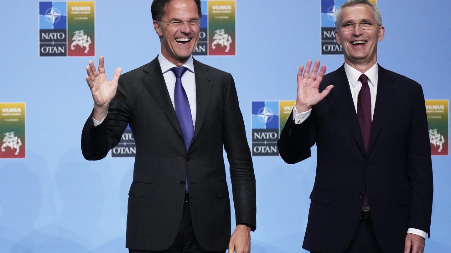 NATO appoints outgoing Dutch Prime Minister Mark Rutte as its next secretary-general