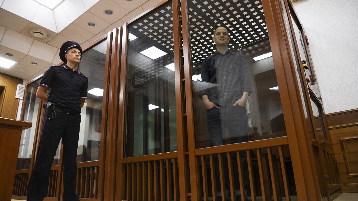 What to know from the first day of US journalist Evan Gershkovich’s trial in Russia