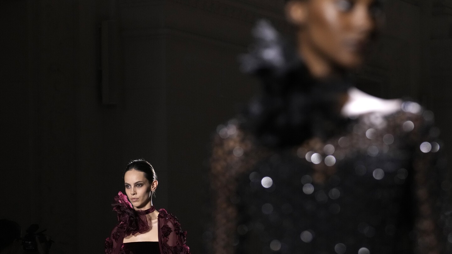 The Paris Couture Week runways see a moody midnight showing and an airy vintage display