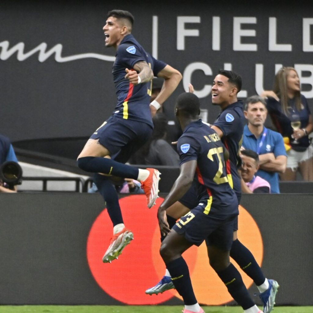 Ecuador wins its first Copa America game since 2016, beats winless Jamaica 3-1