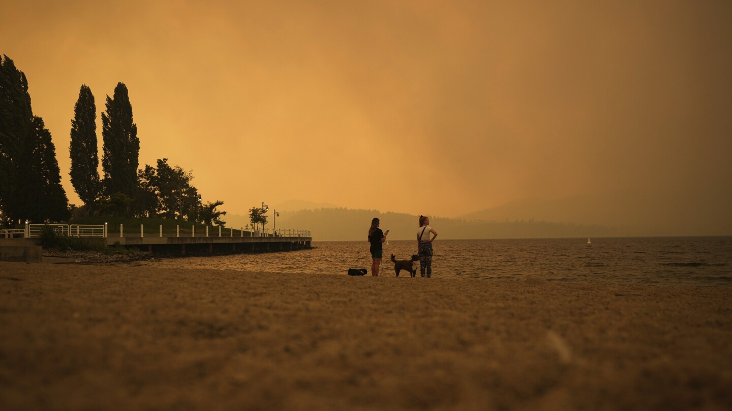 Canada’s 2023 wildfires burned huge chunks of forest, spewing far more heat-trapping gas than planes