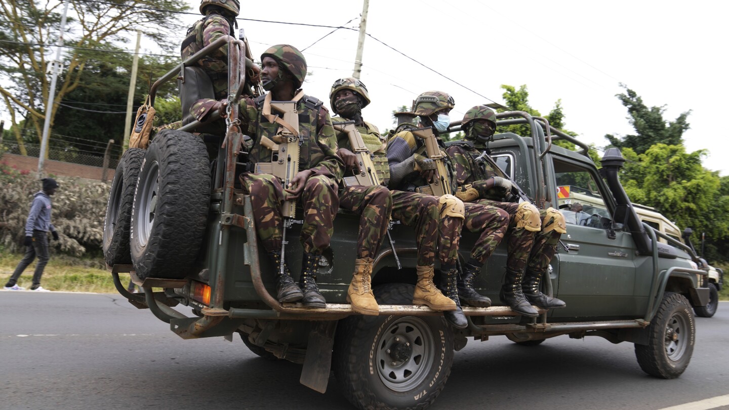 Heavy police presence in Nairobi ahead of planned protests despite Kenyan president’s U-turn