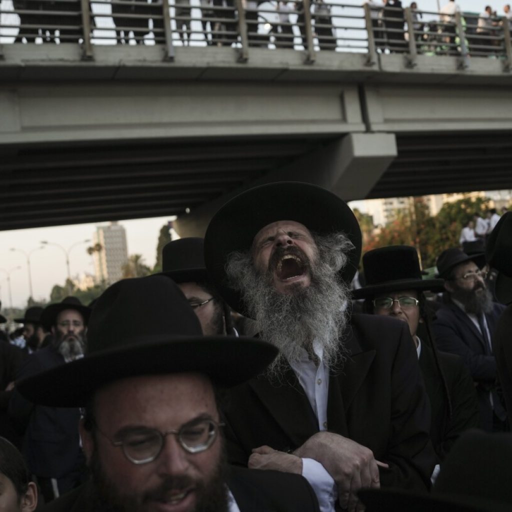 Ultra-Orthodox Jews block highway to protest Israel’s new mandatory military service ruling