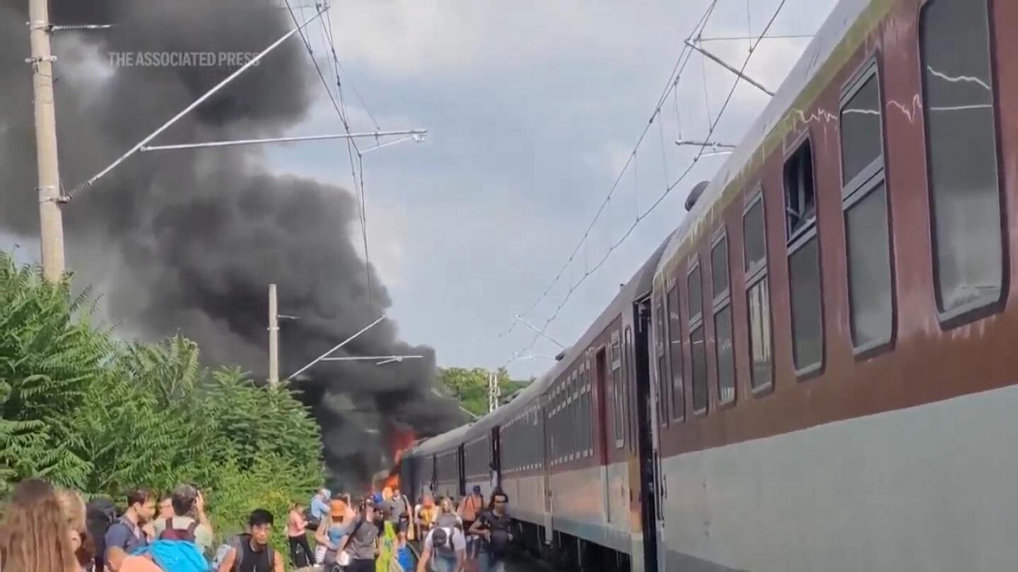 Prague-to-Budapest train collides with a bus in Slovakia, killing 7 people | AP News