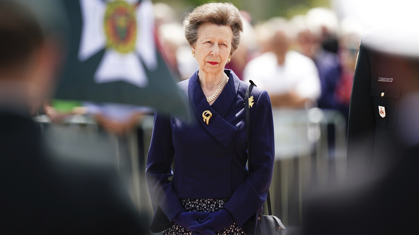 Princess Anne leaves hospital after treatment for concussion