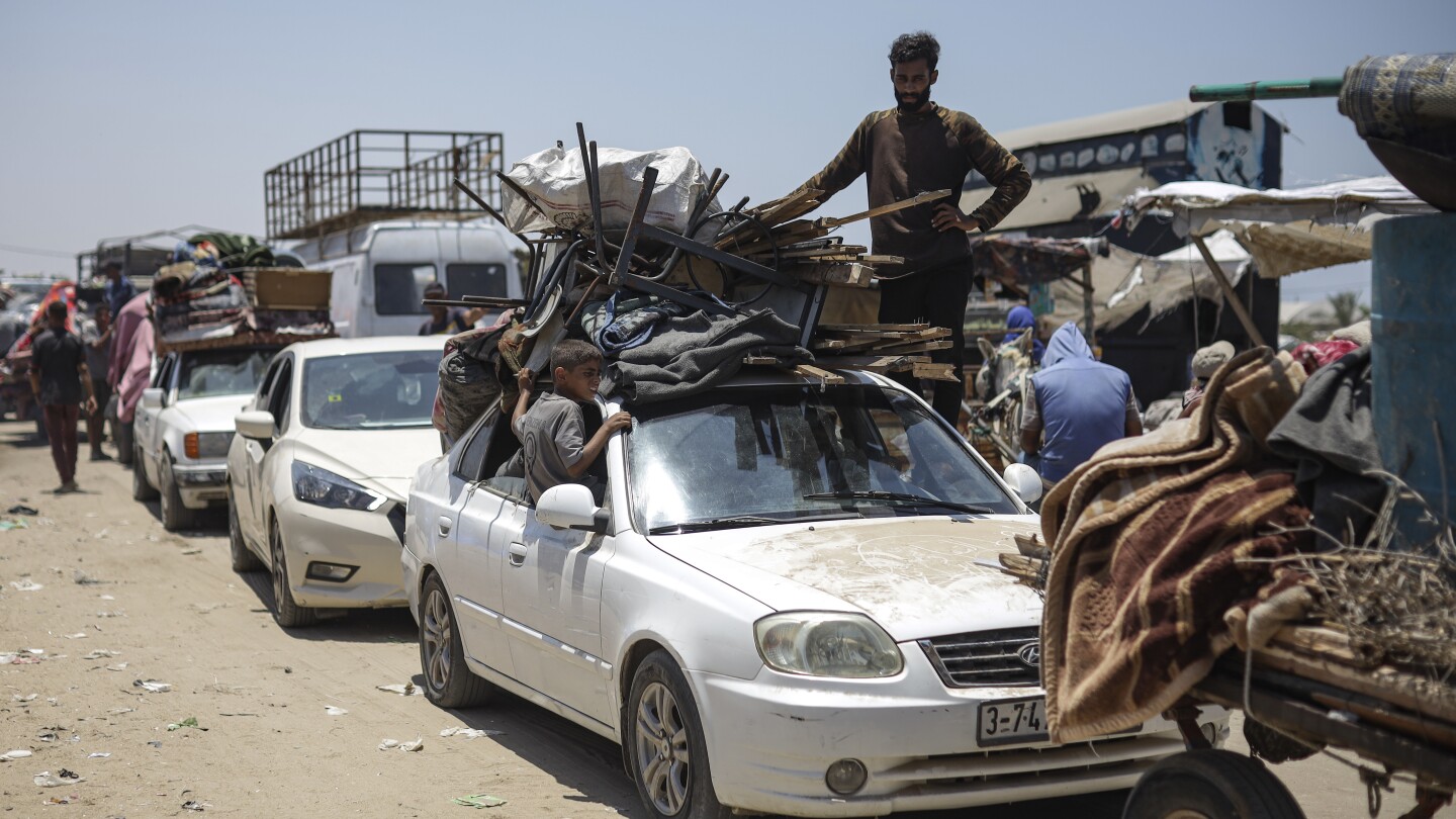 The Latest | ‘Carry your son and run’: Gaza families describe fleeing Rafah under Israeli fire