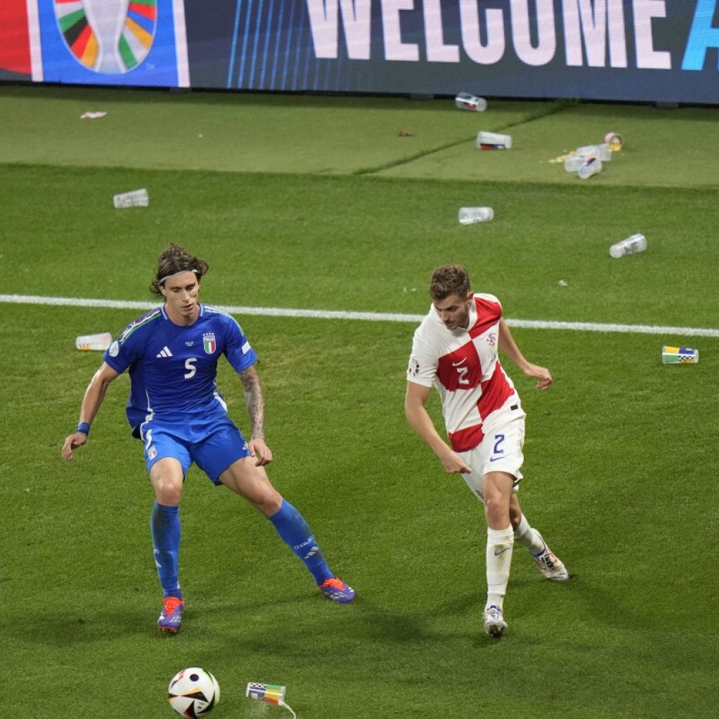 Croatia fined $112,000 by UEFA for fan misconduct at Euro 2024