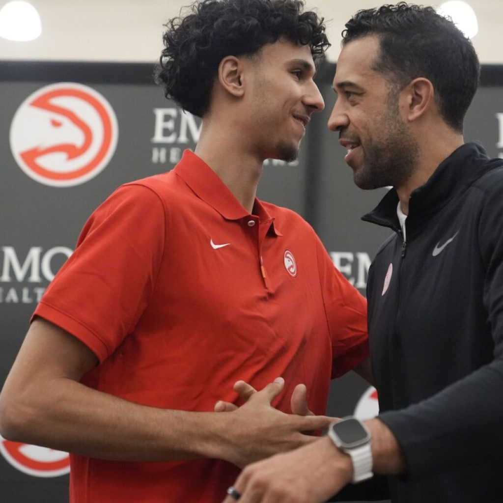 Hawks’ Zaccharie Risacher focusing on ‘good stuff’ instead of pressure as NBA’s No. 1 overall pick