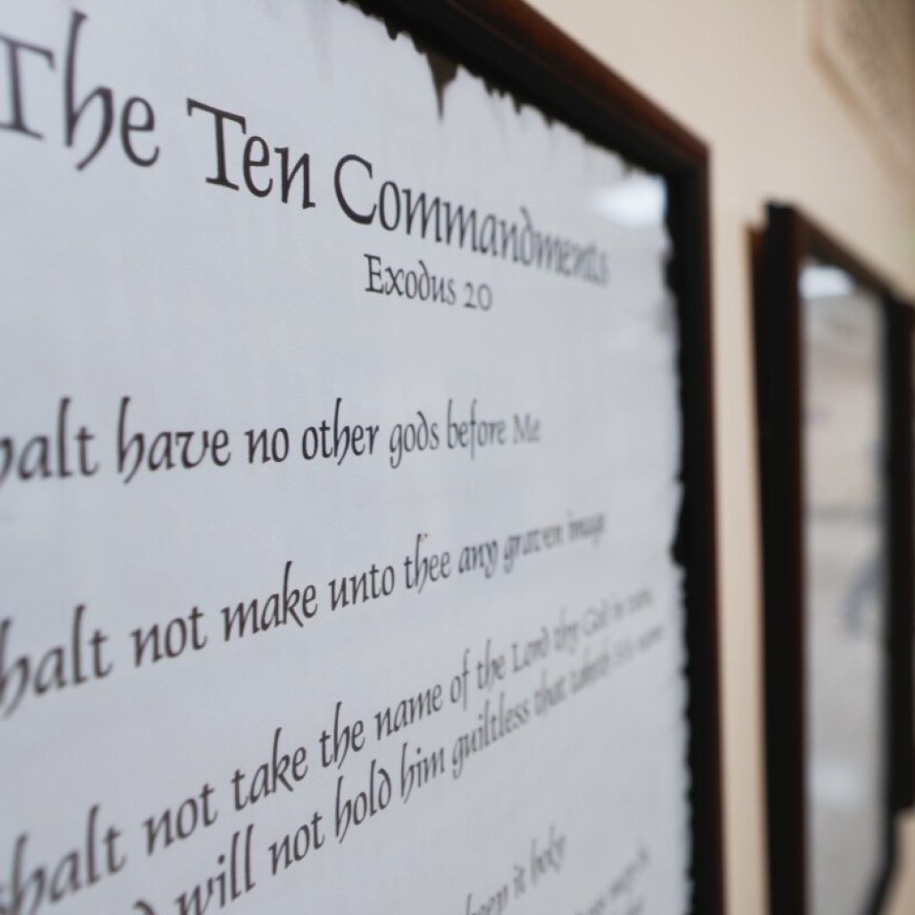 Ten Commandments. Multiple variations. Why the Louisiana law raises preferential treatment concerns