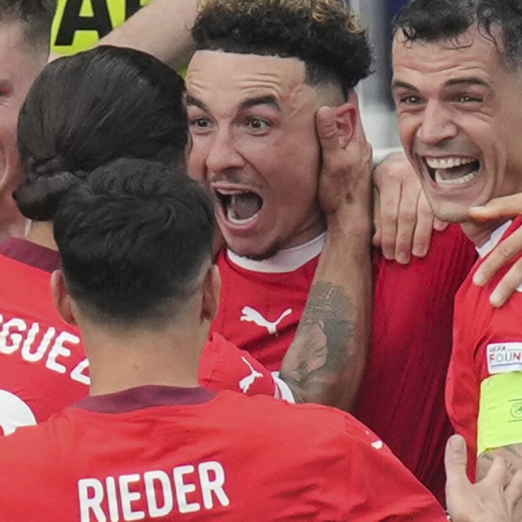 Switzerland knocks out defending champion Italy and advances to the Euro 2024 quarterfinals