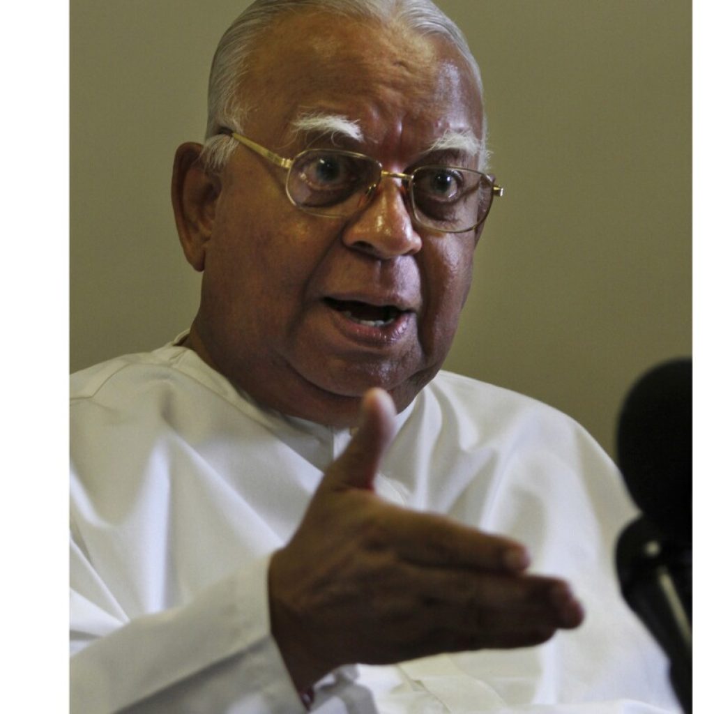 R. Sampanthan, the face of Sri Lanka’s Tamil minority and its struggle post-civil war, dies at 91