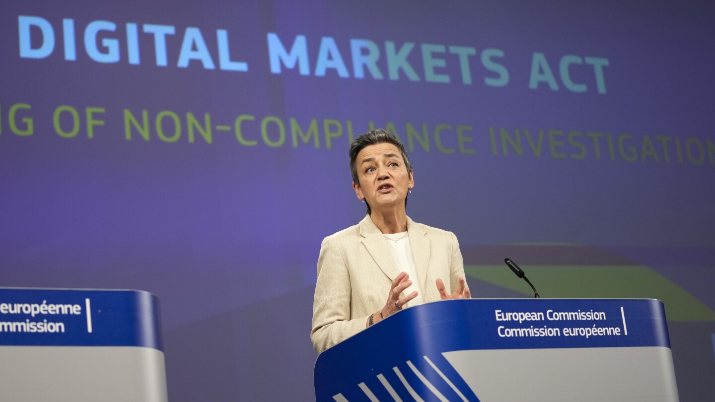 European Union accuses Facebook owner Meta of breaking digital rules with paid ad-free option